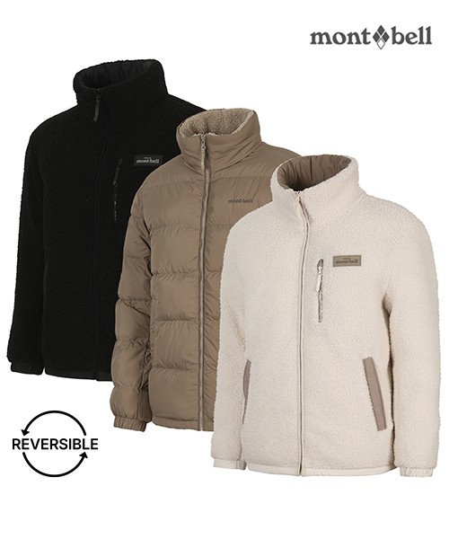 [몽벨] 남성 리버시블 플리스 패딩 자켓_MW3HAMJF20_베이지 95