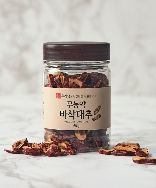 [유기샘] 무농약 바삭대추 60g