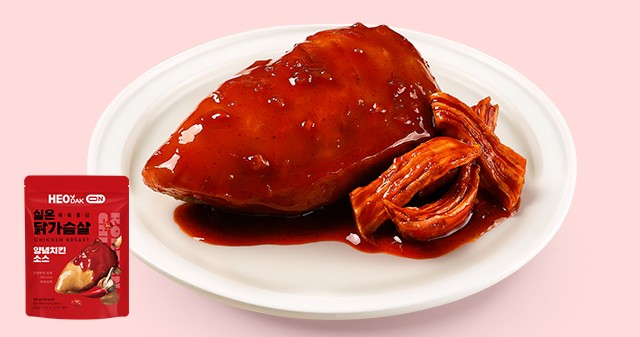 [허닭] 실온 닭가슴살 양념치킨소스 120g
