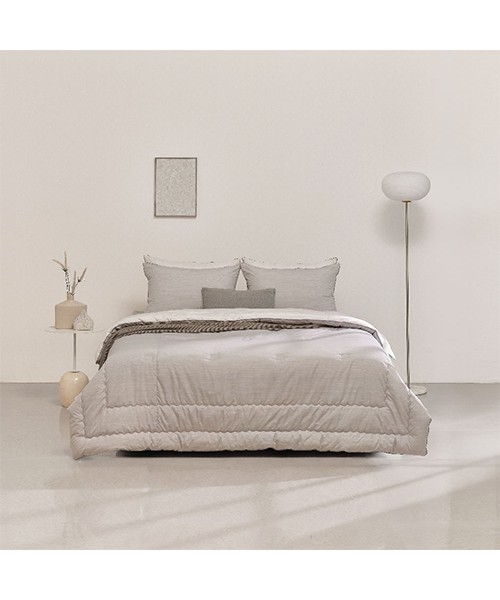 [알레르망] 플로우 차렵이불 S 단품 베이지