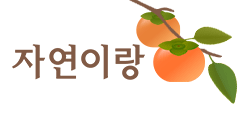 자연이랑 추석 로고